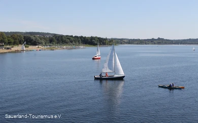 Wassersport auf dem Möhnesee