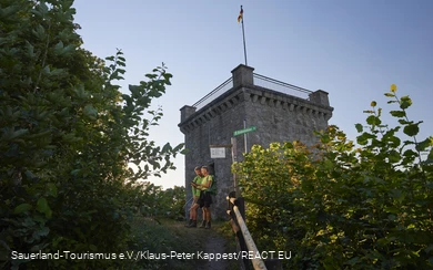 Buttenturm - Wanderer