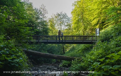 Aussichtsplattform Wasserfall Plästerlegge