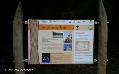 Infotafel Lörmecketurm