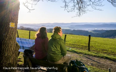 Pause am Sauerland-Höhenflug