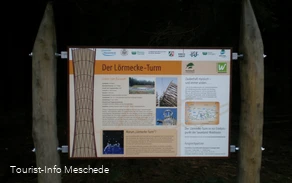 Infotafel Lörmecketurm