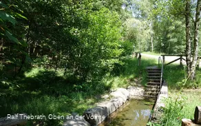 Die Kneippanlage am Wegesrand des Wanderweges