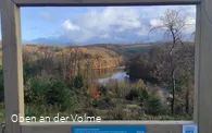 Panoramabilderrahmen am Wegesrand