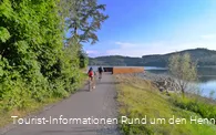 Am Hennesee, Weg von der Hauptanlegestelle zum Hennedamm