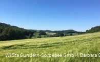 Blick nach Mellen im Mühlbachtal