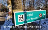Fußpfad zum Wasserfall