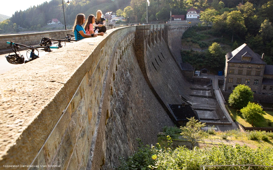 Diemelradweg - Staumauer Diemelsee