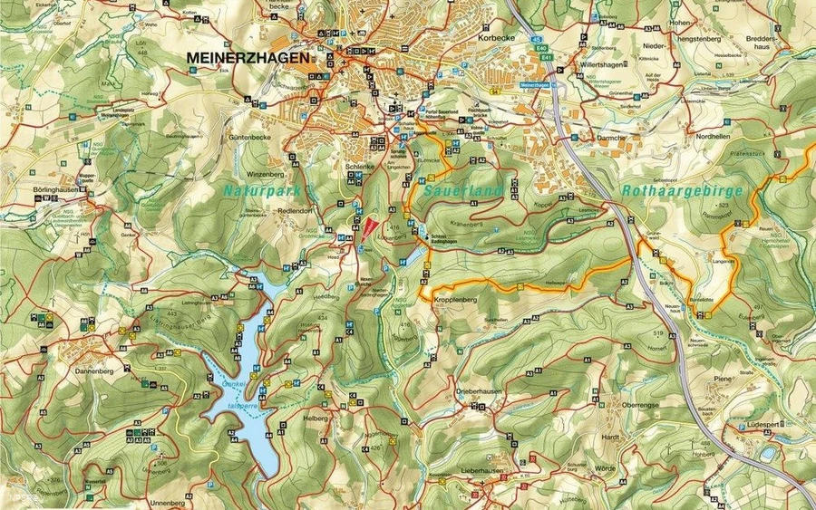 Wanderwegenetz