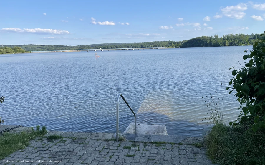 Badestelle Delecke Steg