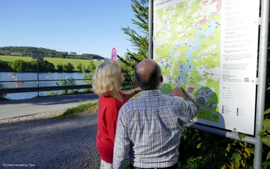 Infotafel in Kalberschnacke