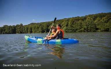 Kanufahren auf dem Hennesee