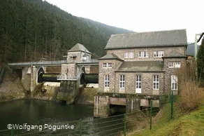 Das Kraftwerk am Ahauser Stausee