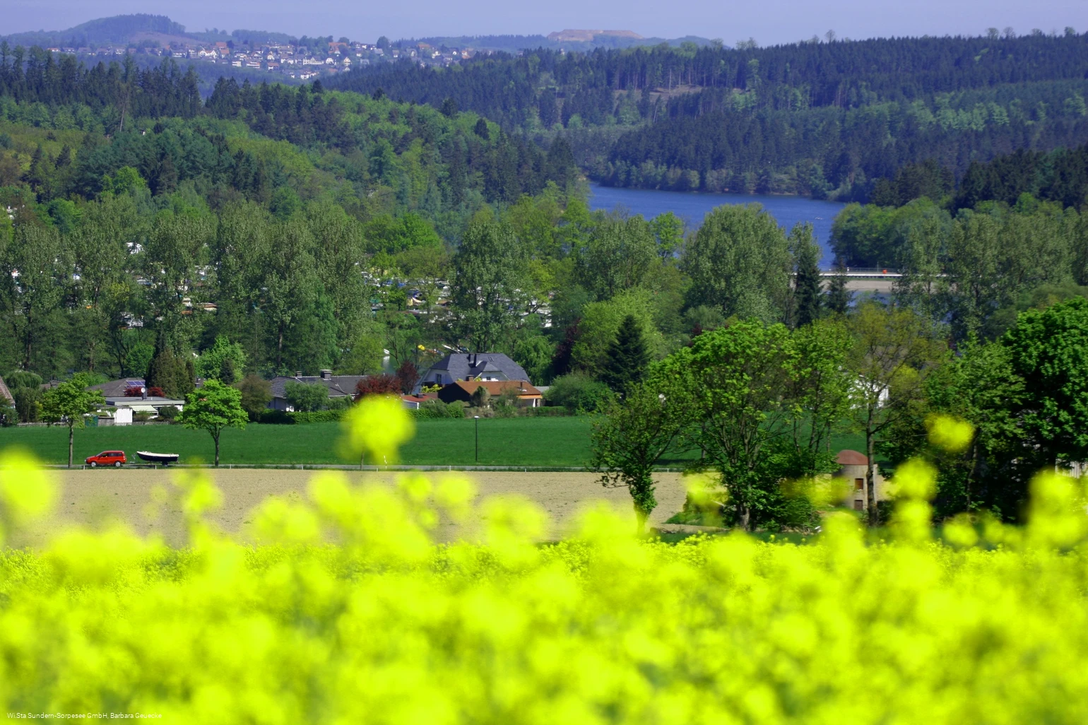 Blick auf den Sorpesee
