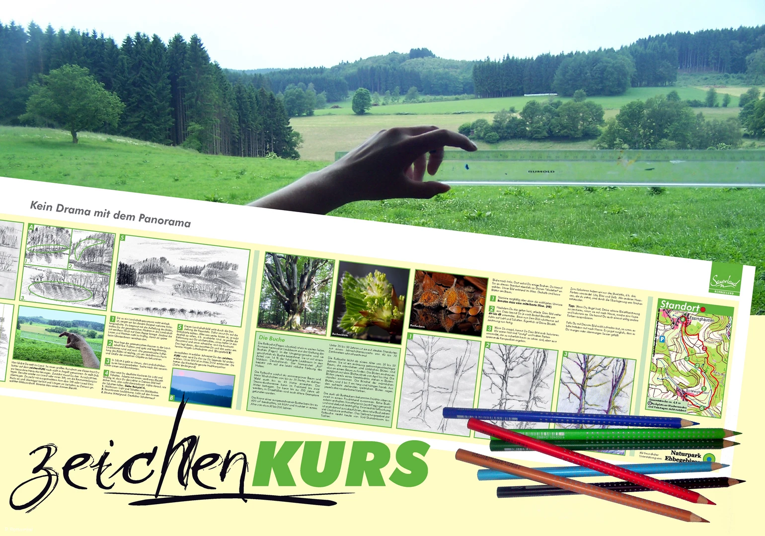 Zeichentisch mit Anleitung