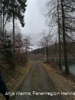 Auf dem Wogenweg am Hennesee