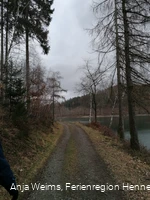 Auf dem Wogenweg am Hennesee
