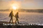 Wanderer Sonnenaufgang Möhnesee