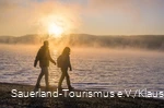 Wanderer Sonnenaufgang Möhnesee