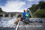 Rennradpause am Wasser
