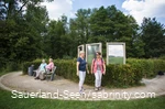 Gut besuchte Spiegelstation auf dem Airlebnisweg