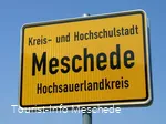 Kreis- und Hochschulstadt Meschede, Ortsschild