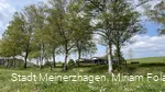 Badestelle Heiligenberg mit DLRG-Station im Hintergrund