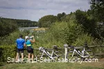 Pärchen macht Pause von der Rennradtour